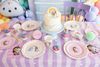 partydeco Becher, Papier, Pappbecher 250ml Gabby's Dollhouse Regenbogen 6er Set Creme Bild 2