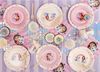 partydeco Becher, Papier, Pappbecher 250ml Gabby's Dollhouse Regenbogen 6er Set Creme Bild 4