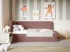 Selsey Fanko –Jugendbett 90x200 cm mit Kopfteil links, Plüsch, Rosa Bild 2