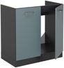 Spülenunterschrank R-Line Blau-Grau 80 cm , AP Eiche Vicco Bild 4