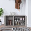 vidaXL Schuhregal Grau Sonoma 100x35x45 cm Holzwerkstoff 816926 Bild 3