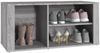 vidaXL Schuhregal Grau Sonoma 100x35x45 cm Holzwerkstoff 816926 Bild 4