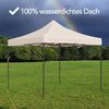 Brixy Partyzelt – faltbar – Easy Up – 3 x 3 m – wasserdicht – Pavillon – inkl. Tragetasche – cremefarben Bild 4