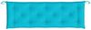 vidaXL Gartenbank-Auflagen, 2 Stk., Polyester, Türkis, 150 x 50 x 7 cm Bild 5