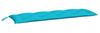 vidaXL Gartenbank-Auflagen, 2 Stk., Polyester, Türkis, 150 x 50 x 7 cm Bild 4