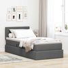 vidaXL Aufbewahrungsbett mit Matratze Dunkelgrau 90 x 190 cm 3370477 Bild 1