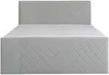 Vente-unique - MAKANA Bett Samt Grau - B 160 cm x H 108 cm x L 213 cm Bild 3