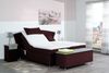 Meisterbetten Boxspringbett Huss 120x200 in VS-Brombeere, Matratzenbezug Nano, Ergoflex-Topper Bild 3