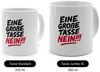 PhotoFancy Tasse mit lustigem Spruch 'NEIN' - Sprüchetasse, Tasse Jumbo XL Bild 2