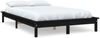 Massivholzbett Schwarz 150x200 cm Kiefer 5FT King Size [820550] Bild 2