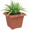 vidaXL Quadratischer Blumentopf 24 pcs Ziegelrot 43 x 43 x 33,5 cm 42020347 Bild 3
