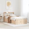 vidaXL Massivholzbett mit Kopfteil 75x190 cm Kiefer 3307107 Bild 3