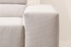 KAWOLA Sofa NEVADA Ecksofa Feincord silber mit motorischem Sitzvorzug Recamiere links 70 x 215 x 319 cm Bild 4