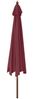 vidaXL Sonnenschirm mit Holzmast Bordeauxrot 400x273 cm 363179 Bild 5