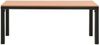 vidaXL Gartenbank 110 cm Stahl und WPC Braun und Schwarz 317142 Bild 3