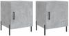 vidaXL Nachttische 2 Stk. Betongrau 40x40x50 cm Holzwerkstoff 827589 Bild 2