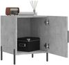 vidaXL Nachttische 2 Stk. Betongrau 40x40x50 cm Holzwerkstoff 827589 Bild 3