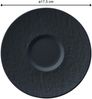 Villeroy & Boch Manufacture Rock Café au Lait Untertasse schwarz 17 cm 6er Set Bild 2
