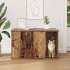 vidaXL Katzenhaus Altholz 85 x 55 x 50 cm Holzwerkstoff 8000741 Bild 4