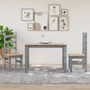 vidaXL Esstisch PANAMA Grau 112x60x75 cm Massivholz Kiefer 4005703 Bild 3