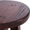 DESIGN DELIGHTS Hocker DEKO HOCKER "BERN", rund, 23,5x20,5 cm (HxB), Altholz massiv, Scheme Bild 4