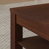Couchtisch Nussbaum 110 cm IMPERIA-129 mit Ablage Bild 2