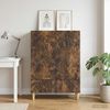 vidaXL Sideboard Geräucherte Eiche 66 x 34,5 x 95 cm Holzwerkstoff 895130 Bild 3