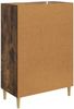 vidaXL Sideboard Geräucherte Eiche 66 x 34,5 x 95 cm Holzwerkstoff 895130 Bild 5