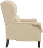 vidaXL Sessel Creme 76 x 94 x 102 cm Mikrofaser 42009874 Bild 5