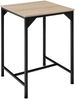 tectake Stehtisch Barset (1-St, 3 tlg), 3er-Set aus Bartisch und zwei Barhockern im trendigen Industrial-Look Bild 5
