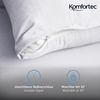 Komfortec Kissenbezug Premium Kopfkissenbezug, gebürstet 100% Mikrofaser 90g/m², (2 Stück), 40x40 cm mit Reißverschluss, Superweiches Kissenhülle Set Bild 4