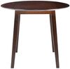 vidaXL Esstisch Klappbar Rund MDF Braun 245367 Bild 4