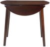 vidaXL Esstisch Klappbar Rund MDF Braun 245367 Bild 5