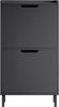 SoBuy FSR151-SCH Schuhschrank, MDF, Lackiert, Dunkelgrau, 50 x 90 x 46 cm Bild 1