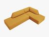 Micadoni Ecksofa Ruby 4-Sitzer Rechts Strukturierter Stoff Ottawa Gelb Bild 3
