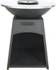 Vente-unique - CORVERA Barbecue, Plancha Metall Schwarz - B 81 cm x H 96,1 cm x L 81 cm Bild 2