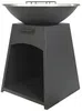 Vente-unique - CORVERA Barbecue, Plancha Metall Schwarz - B 81 cm x H 96,1 cm x L 81 cm Bild 4