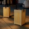 Ambia Garden 'SOLARLEUCHTE' Solarleuchte, Holz braun, 10 x 18 x 10 cm, Outdoor Bild 5