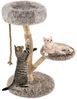 KOMFOTTEU Kratzbaum, Katzenbaum mit Kratzpfosten, Plüschsitzflächen, & Seil Bild 4