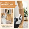 KOMFOTTEU Kratzbaum, Katzenbaum mit Kratzpfosten, Plüschsitzflächen, & Seil Bild 3