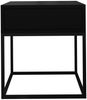 AX LIVING Nachttisch Kommode Aleio in Schwarz Metallgestell 45 cm Bild 3