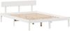 vidaXL Massivholzbett mit Regal ohne Matratze Weiß 140x190 cm Kiefer 3321771 Bild 5