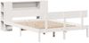 vidaXL Massivholzbett mit Regal ohne Matratze Weiß 140x190 cm Kiefer 3321771 Bild 3