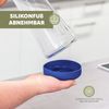 Glaskaraffe CAROLA mit Silikonfuß - zerlegbarer Deckel - 1 Liter, blau Bild 5