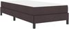 vidaXL Boxspringbett mit Matratze Dunkelbraun 100 x 200 cm Stoff 3398468 Bild 4