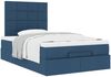vidaXL Ottoman-Bett mit Matratze Blau 120x200 cm Stoff 3313153 Bild 5