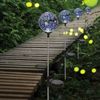 Solar-Leuchte Glaskugel, 3D-Effekt, 1 LED weiß Bild 2