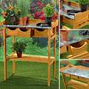 Pflanztisch Arbeitstisch Blumentisch Gartentisch Gärtnertisch Holztisch Tisch Bild 2