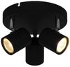 Leuchte mit direktionaler Lichtausrichtung Okko Safi GU13014D-3R BLK 15 W GU10 Bild 1