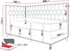 Boxspringbett 'Lenda Junior 3' braun 100x200 cm Rechts Bild 5